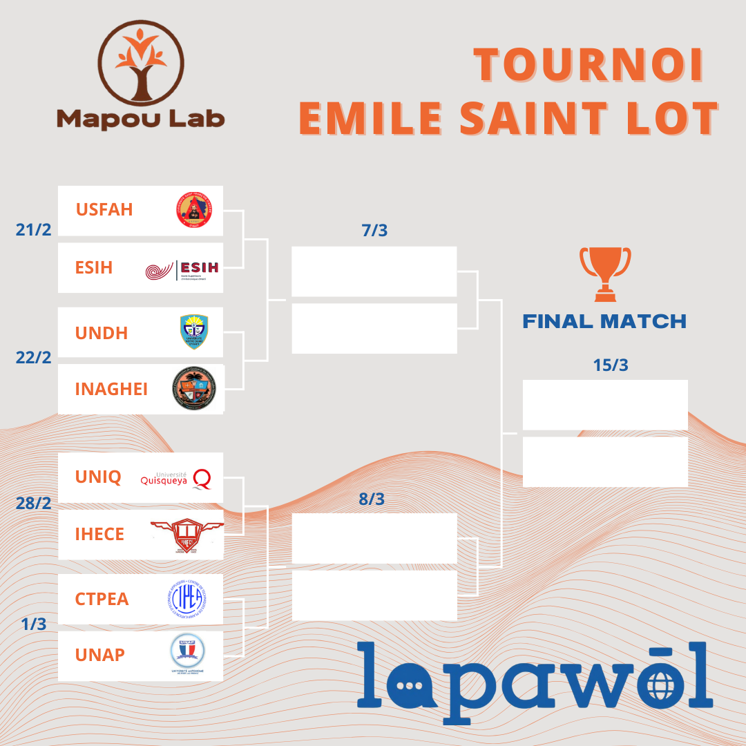 Tournoi Emile Saint-Lot | Phase Preliminaire